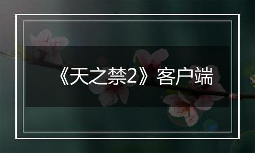 《天之禁2》客户端