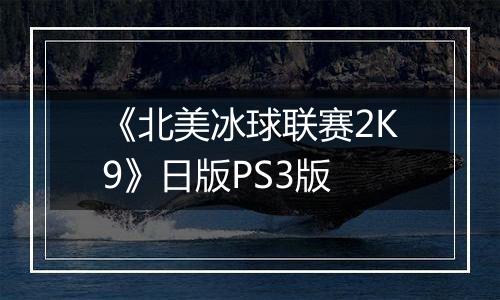 《北美冰球联赛2K9》日版PS3版
