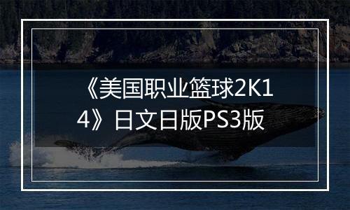 《美国职业篮球2K14》日文日版PS3版