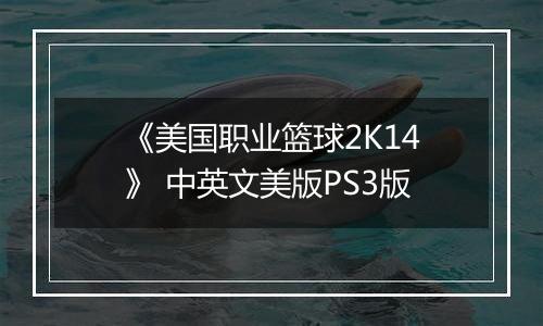 《美国职业篮球2K14》 中英文美版PS3版