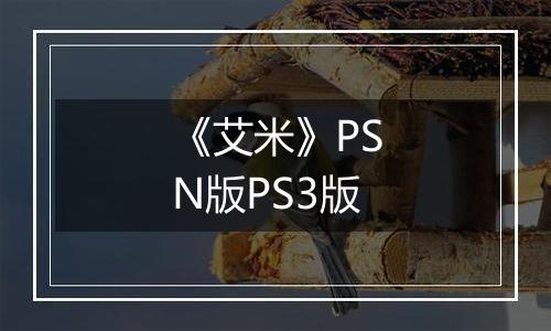 《艾米》PSN版PS3版