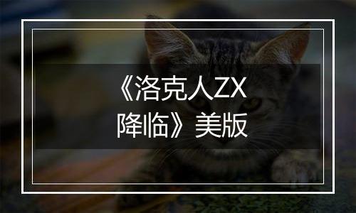 《洛克人ZX 降临》美版