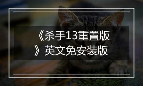 《杀手13重置版》英文免安装版
