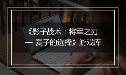 《影子战术：将军之刃 — 爱子的选择》游戏库