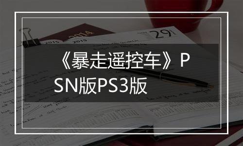 《暴走遥控车》PSN版PS3版