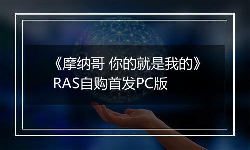 《摩纳哥 你的就是我的》 RAS自购首发PC版