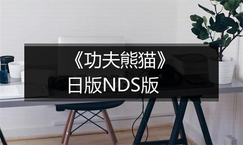《功夫熊猫》 日版NDS版