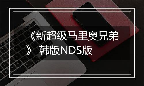 《新超级马里奥兄弟》 韩版NDS版