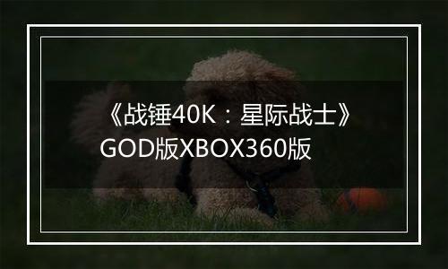 《战锤40K：星际战士》GOD版XBOX360版