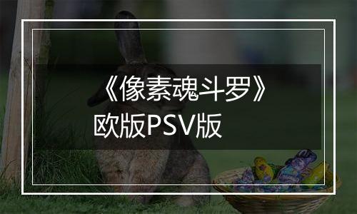 《像素魂斗罗》欧版PSV版