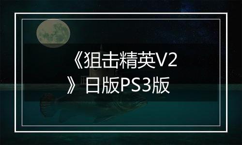 《狙击精英V2》日版PS3版