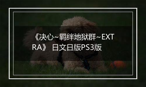 《决心~羁绊地狱群~EXTRA》 日文日版PS3版