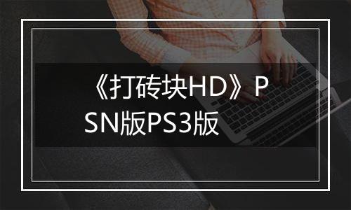 《打砖块HD》PSN版PS3版