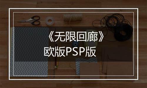 《无限回廊》欧版PSP版