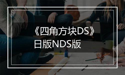 《四角方块DS》 日版NDS版
