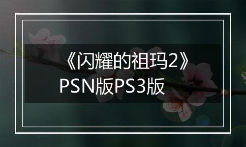 《闪耀的祖玛2》PSN版PS3版