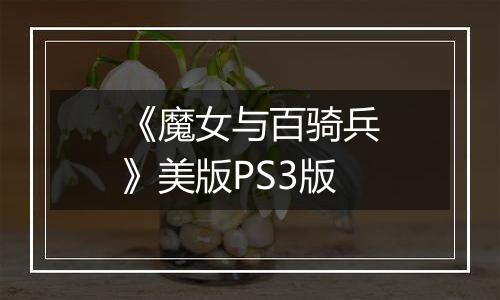 《魔女与百骑兵》美版PS3版