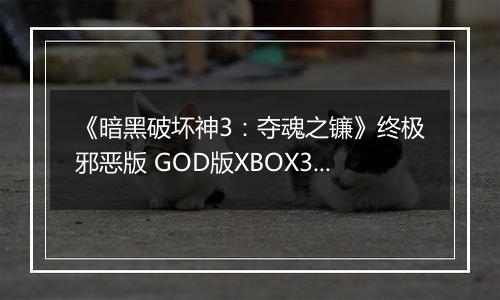 《暗黑破坏神3：夺魂之镰》终极邪恶版 GOD版XBOX360版