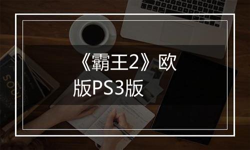 《霸王2》欧版PS3版