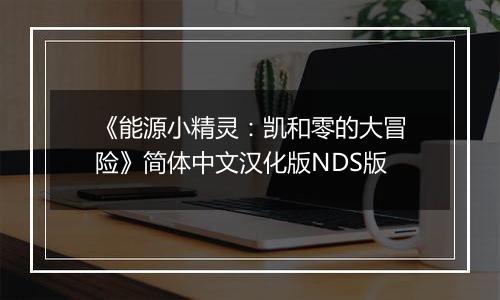 《能源小精灵：凯和零的大冒险》简体中文汉化版NDS版