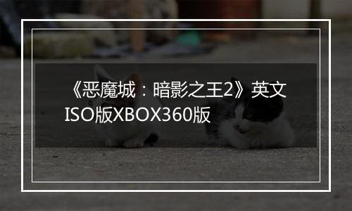 《恶魔城：暗影之王2》英文ISO版XBOX360版