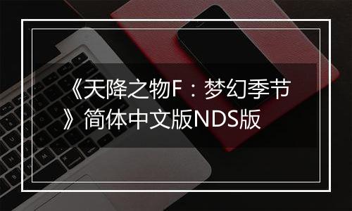 《天降之物F：梦幻季节》简体中文版NDS版