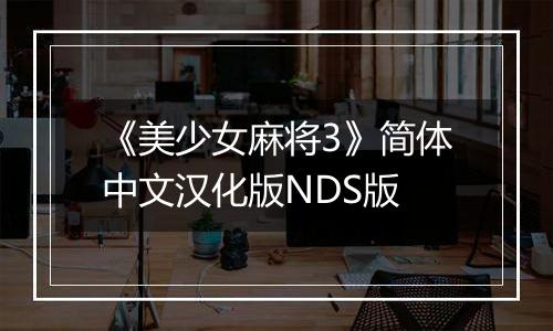 《美少女麻将3》简体中文汉化版NDS版