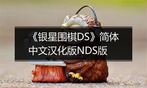 《银星围棋DS》简体中文汉化版NDS版