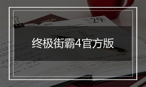 终极街霸4官方版