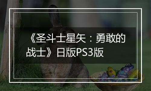 《圣斗士星矢：勇敢的战士》日版PS3版