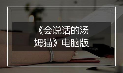 《会说话的汤姆猫》电脑版