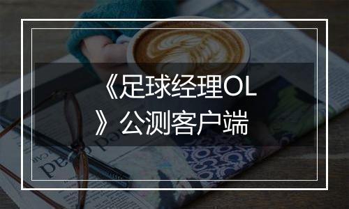 《足球经理OL》公测客户端