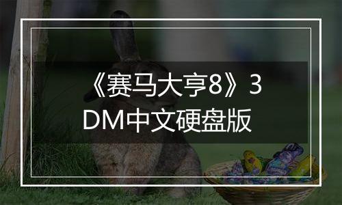 《赛马大亨8》3DM中文硬盘版
