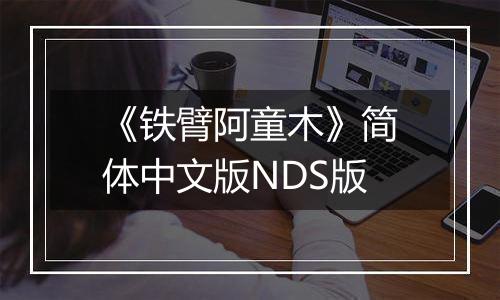 《铁臂阿童木》简体中文版NDS版
