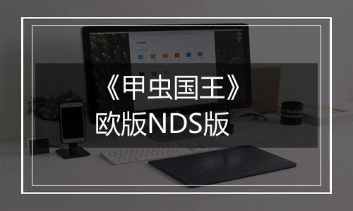 《甲虫国王》 欧版NDS版