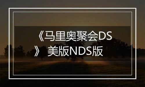 《马里奥聚会DS》 美版NDS版