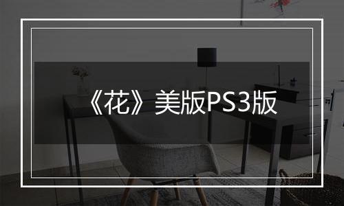 《花》美版PS3版
